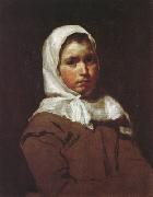 Diego Velazquez Portrait d'une Jeune paysanne (df02) USA oil painting reproduction